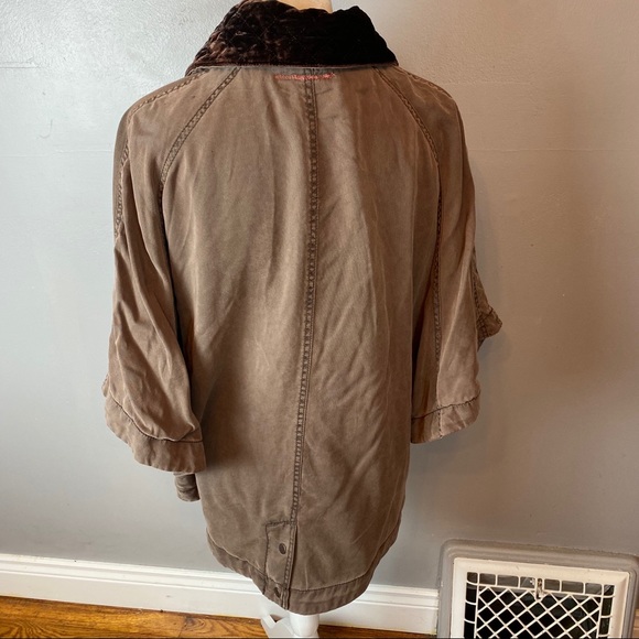 Anthro Hei Hei Todra brown cape jacket XS/S - Picture 4 of 8